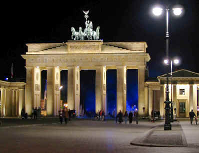 Braniborsk brna (Brandenburger Tor)